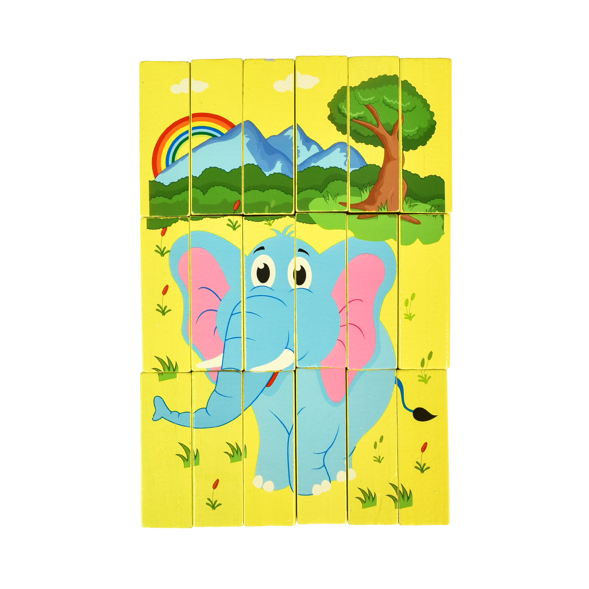 Деревянная джанга-пазл Multifunctional Puzzle Jenga, в кор. 25*16*4см, ТМ Стратег, Украина