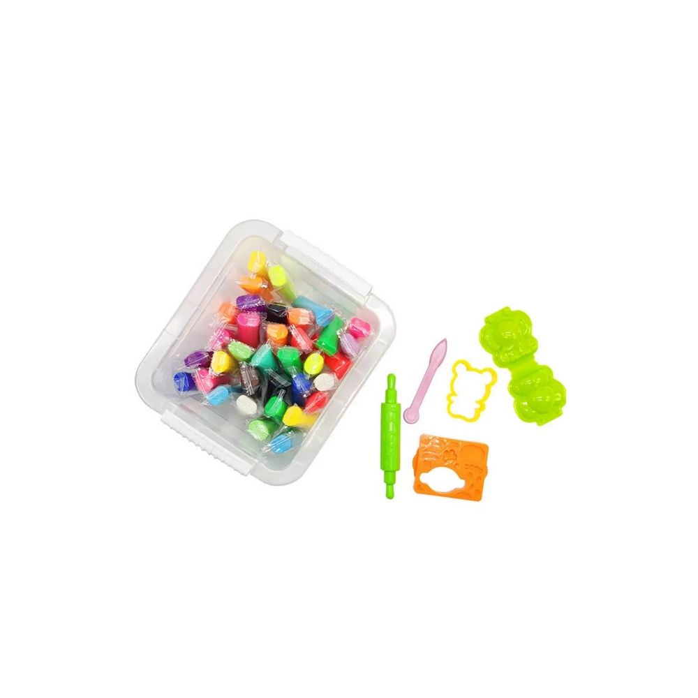 Набір для ліплення з тістом Zoo animals box ТМ Lovin, в кор. 18*13*10см (6шт)