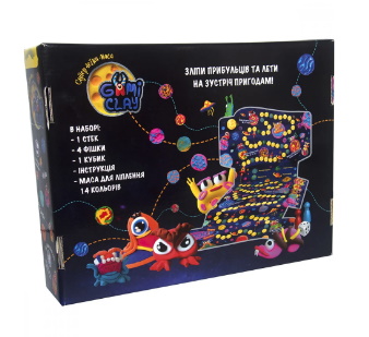 Набір для творчості "Gumi Clay", укр., в кор. 30*23*6,8см, ТМ Стратег, Україна