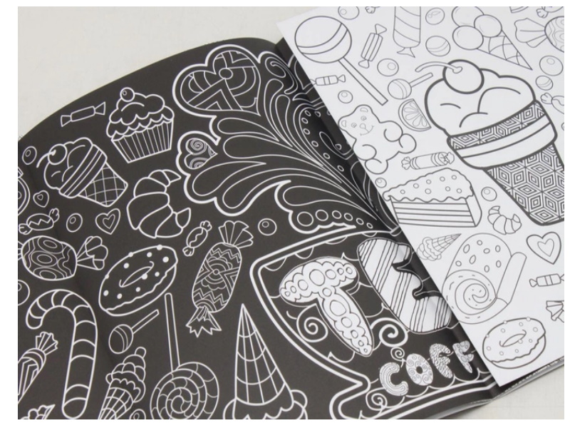 Розмальовка Антистрес без фломастерів, пак. 30*21см