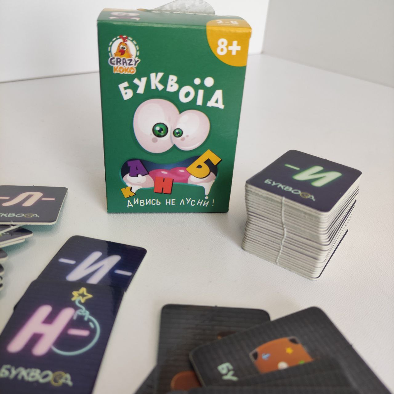 Міні-гра в кишені "Буквоїд" укр., в кор. 8,5*6*4см, ТМ Vladi Toys, Україна