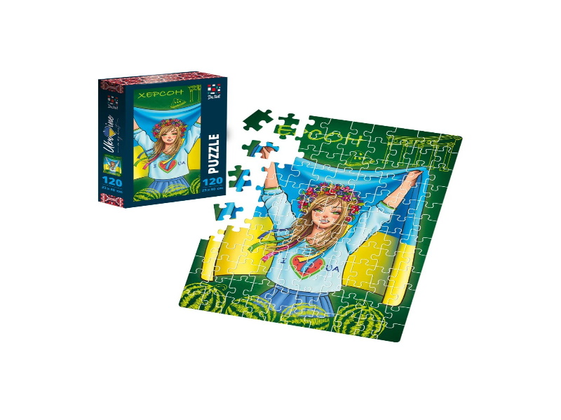 Пазли "Kherson",  120ел., у кор. 16*10*3см, ТМ Vladi Toys, Україна