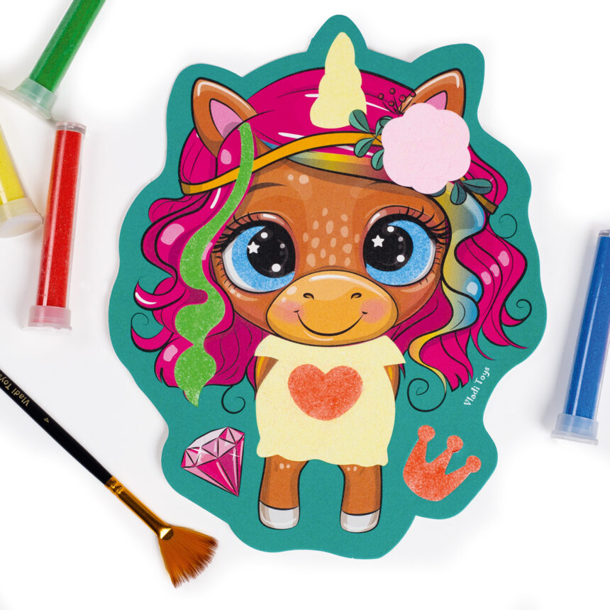 Набор для творчества "Sand Art. Веселі друзі", укр., ТМ Vladi Toys, Украина