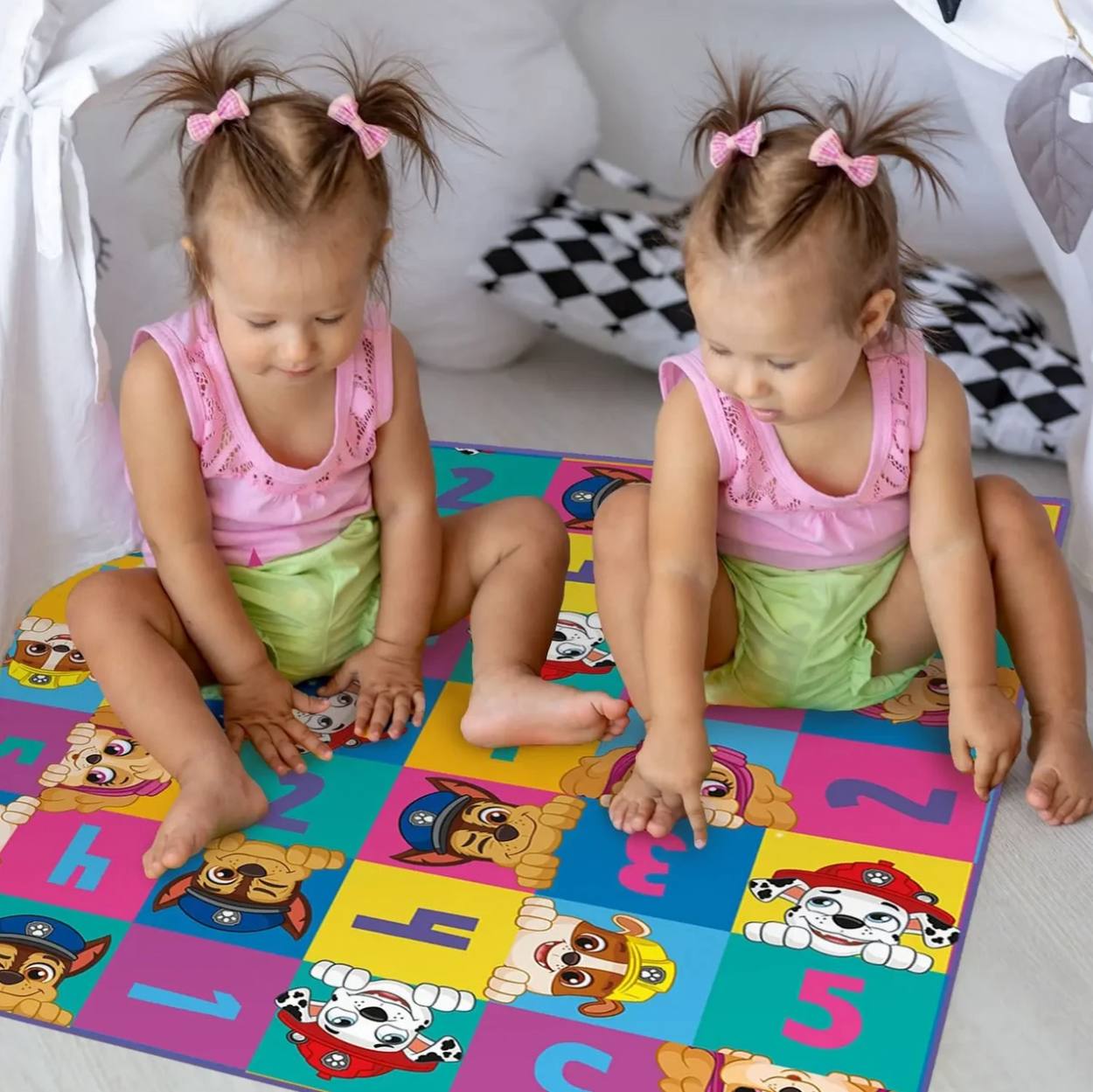 Коврик для игры и развития "Щенячий патруль", в сумке 45*25*10см, ТМ Масик, Украина