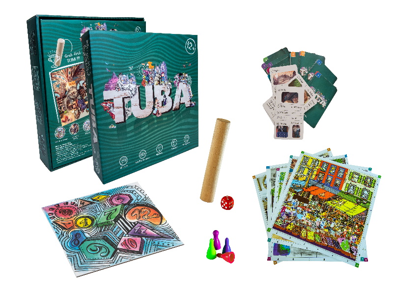 Игра развлекательная (eng) "ТУБА", в кор. 30*30*7см, ТМ Стратег, Украина