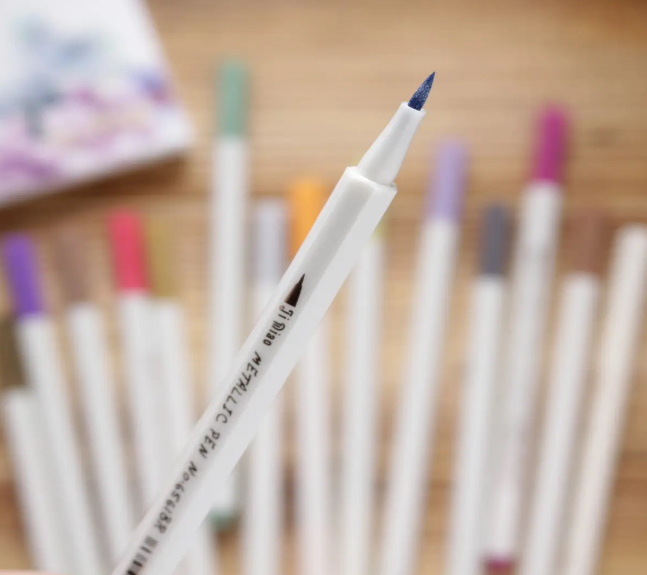 Фломастеры-кисточки 15 цветов (240наб)