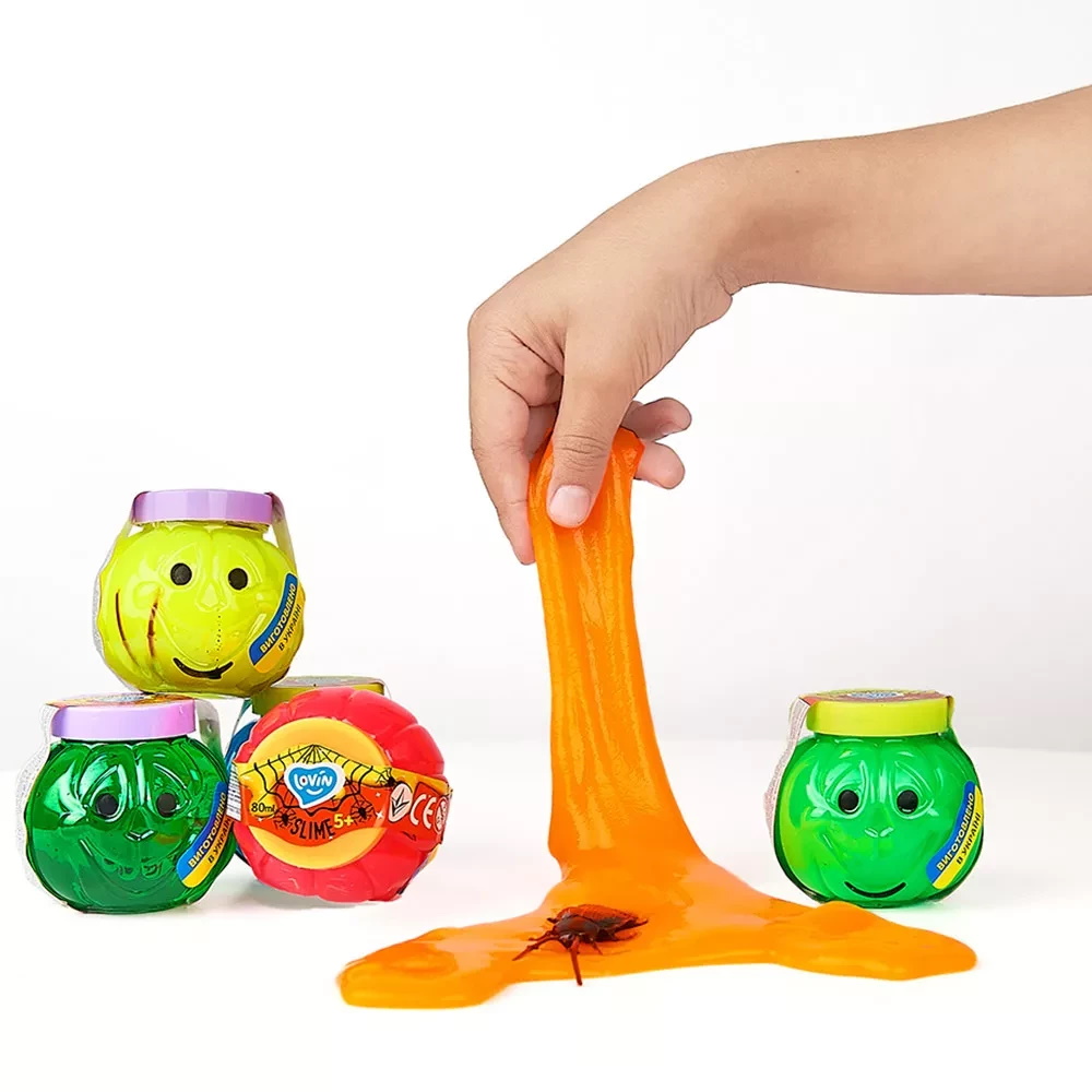 Игрушка-антистресс Pumkin ТМ Lovin 80мл, банка 6см (30шт)