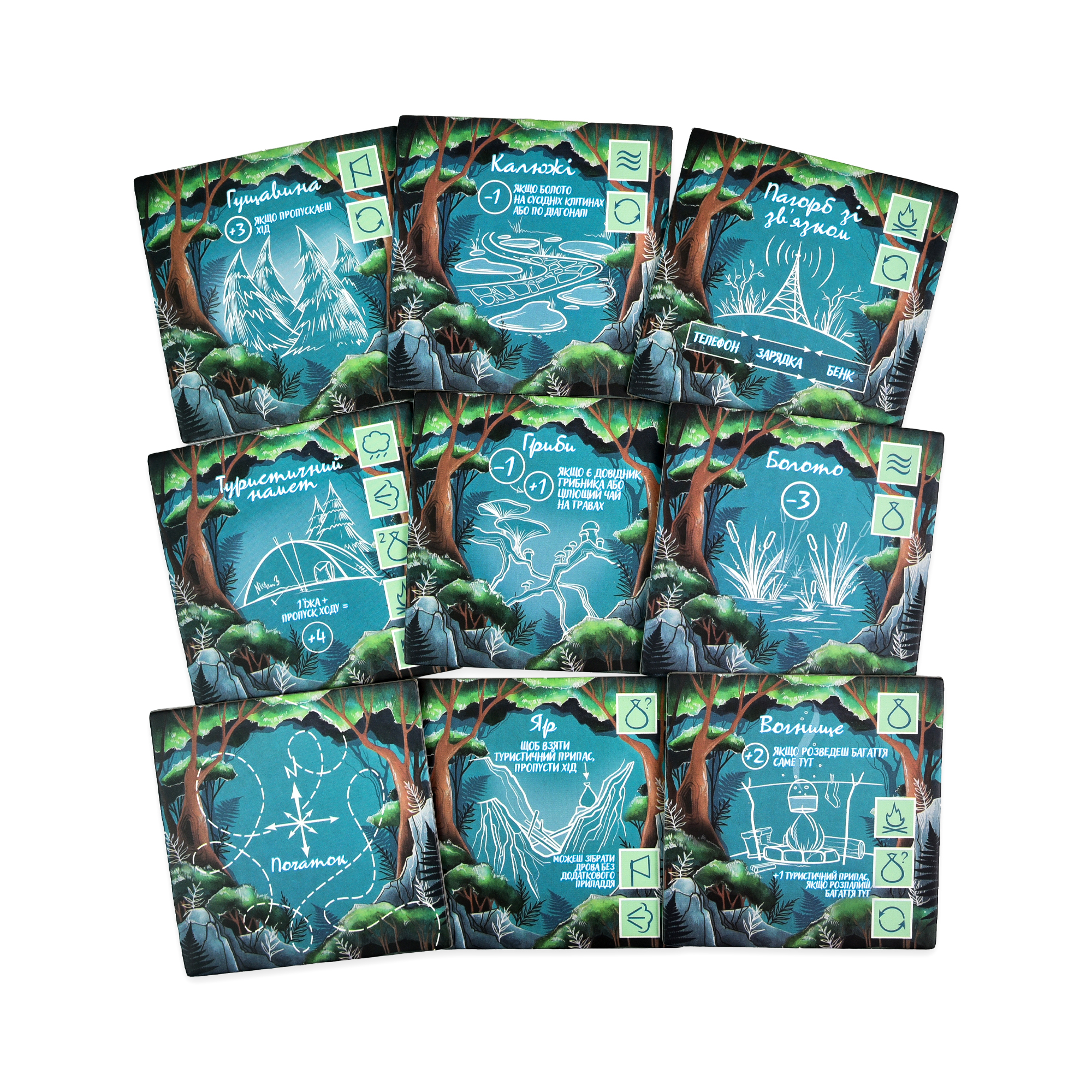 Настільна гра "Айтішники у лісі"  українською мовою, в кор. 13,5*18,2*6,5см, ТМ Стратег, Україна