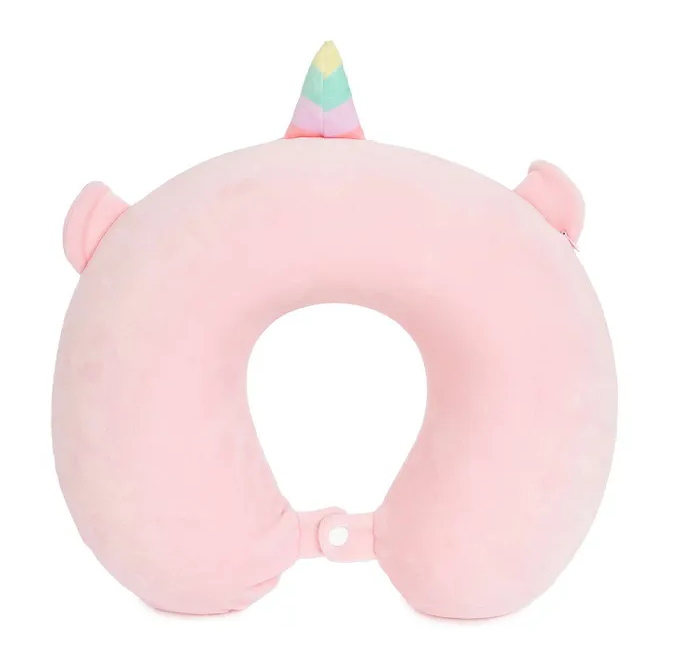 Подушка подголовник Пони-единорожка, из пены с эффектом памяти, съемный чехол, 28*30см, ТМ Dreamtoys