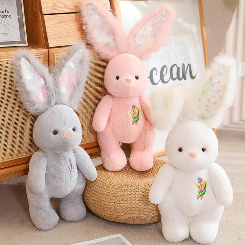 М'яка іграшка Милий кролик, сірий, 60см, ТМ Dreamtoys