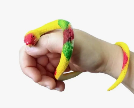 Животное змея, 75см, тянется, микс видов, пак. 15*10*1см (500шт)