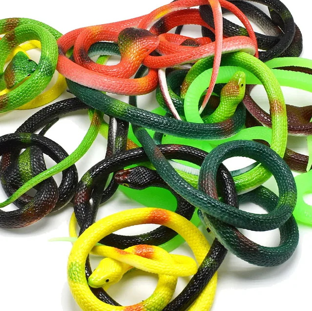 Животное змея, 75см, тянется, микс видов, пак. 15*10*1см (500шт)