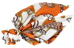 Резинка-платок "версаче", ЦЕНА ЗА 6ШТ, в пак. 35*23см