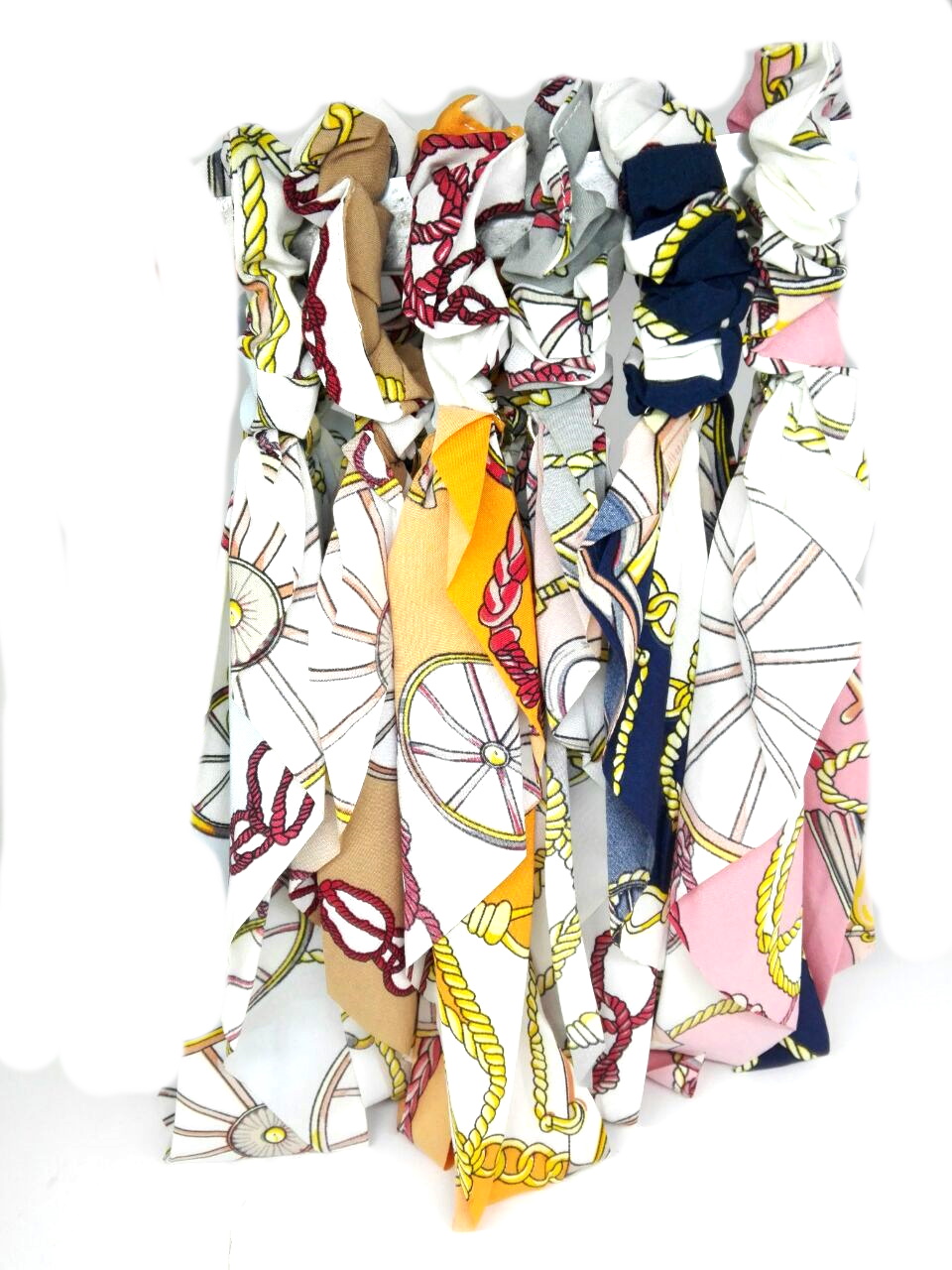 Резинка-платок "версаче", ЦЕНА ЗА 6ШТ, в пак. 35*23см