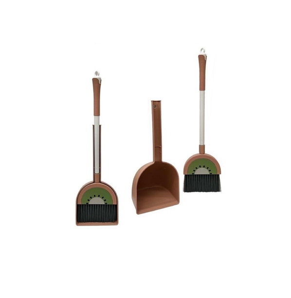 Набор для уборки (метла, совок) "Kiwi" 56см (36наб)