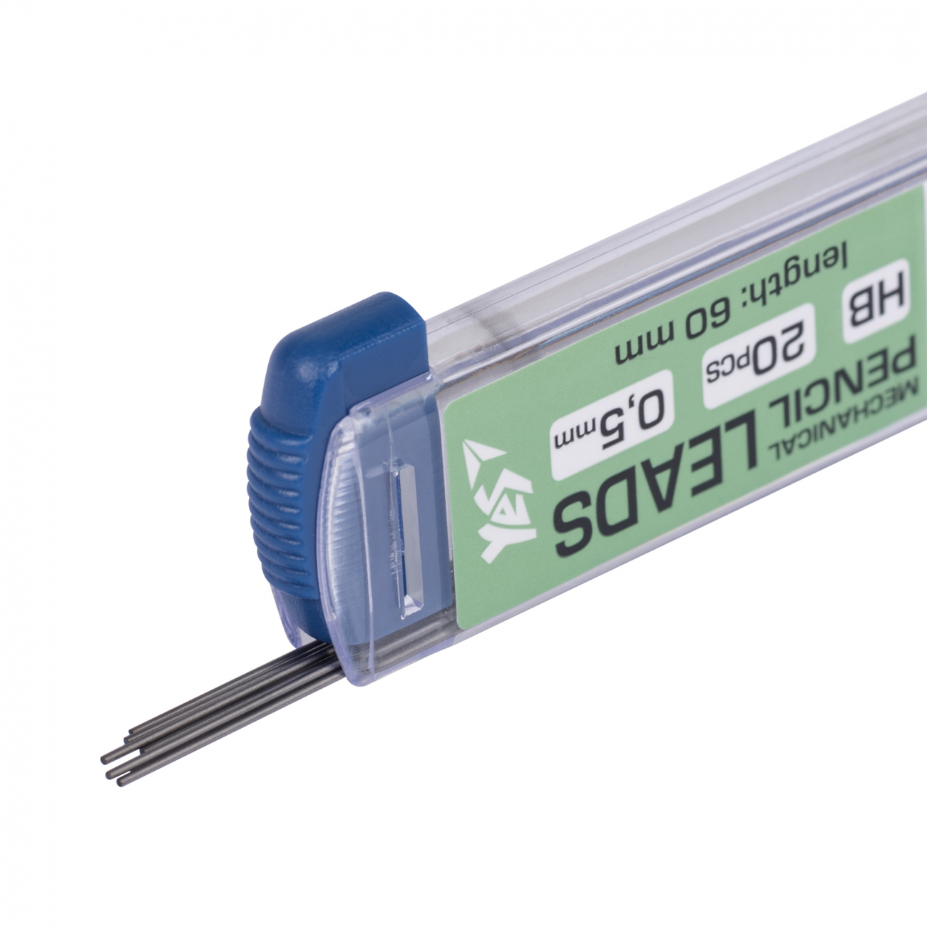 Набор грифелей для механических карандашей "Fusion" HB 0,5х60мм, контейнер. 7*1см, ТМ Yes, Украина (20шт/уп)