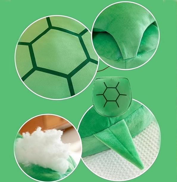 Мягкая игрушка "Черепаший панцирь", зеленого цвета, 100см, ТМ Dreamtoys