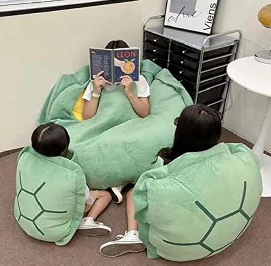 Мягкая игрушка "Черепаший панцирь", зеленого цвета, 100см, ТМ Dreamtoys