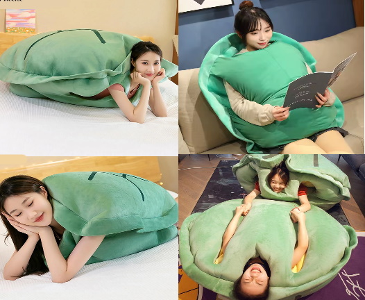 Мягкая игрушка "Черепаший панцирь", зеленого цвета, 100см, ТМ Dreamtoys