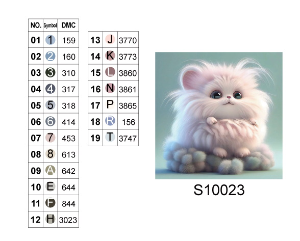 Алмазна мозаїка "Пухнасте кошеня", 20*20см, на рамці, в кор.21*21*2,5см, ТМ Dreamtoys