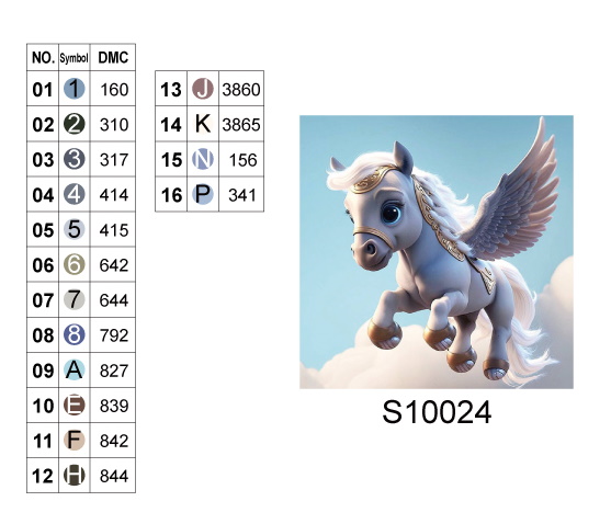 Алмазная мозаика "Летящий пегас", 20*20см, на рамке, в кор.21*21*2,5см, ТМ Dreamtoys