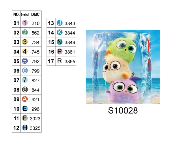 Алмазная мозаика "Забавные птенцы на пляже", 20*20см, на рамке, в кор.21*21*2,5см, ТМ Dreamtoys