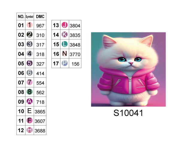 Алмазная мозаика "Модный котенок", 20*20см, на рамке, в кор.21*21*2,5см, ТМ Dreamtoys