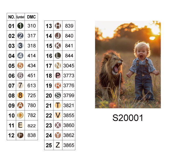 Алмазна мозаїка "Рев лева", 30*40см, на рамці, в кор.31*41*2,5см,ТМ Dreamtoys