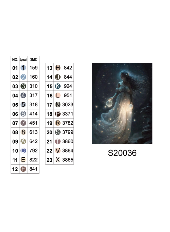 Алмазная мозаика "Владычица звёзд", 30*40см, на рамке, в кор.31*41*2,5см, ТМ Dreamtoys