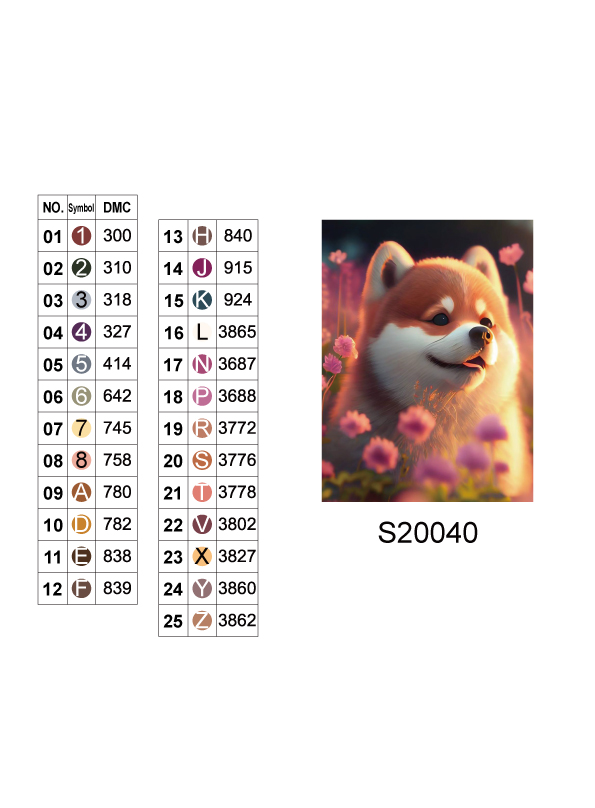 Алмазная мозаика "Счастливый пес", 30*40см, на рамке, в кор.31*41*2,5см, ТМ Dreamtoys