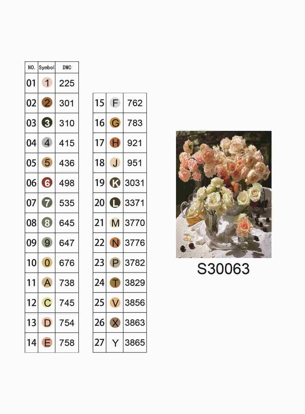 Алмазная мозаика "Нежные розы на столе", без подрамника, 30*40см, в кор. 39*8*3см, ТМ Dreamtoys