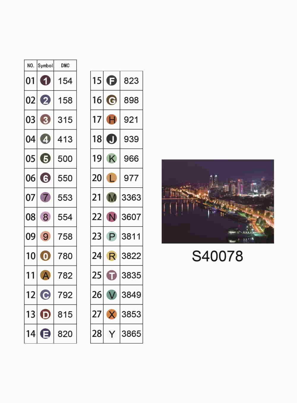 Алмазная мозаика "Сияющий город Днепр", 40*50см, на рамке, в кор.41*51*2,5см, ТМ Dreamtoys