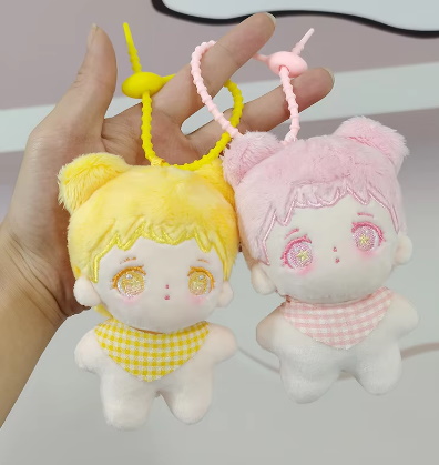 Мягкая игрушка брелок-игрушка в виде милой куклы, 12см