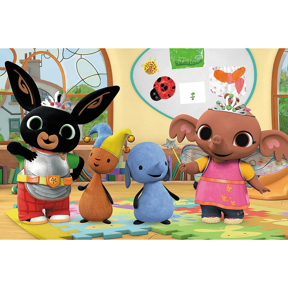 Пазлы + раскраска 24элм. SUPER МАХИ "Друзья с детства", в кор. 40*27*6см, ТМ Trefl, Польша