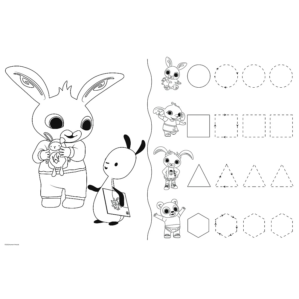 Пазлы + раскраска 24элм. SUPER МАХИ "Друзья с детства", в кор. 40*27*6см, ТМ Trefl, Польша