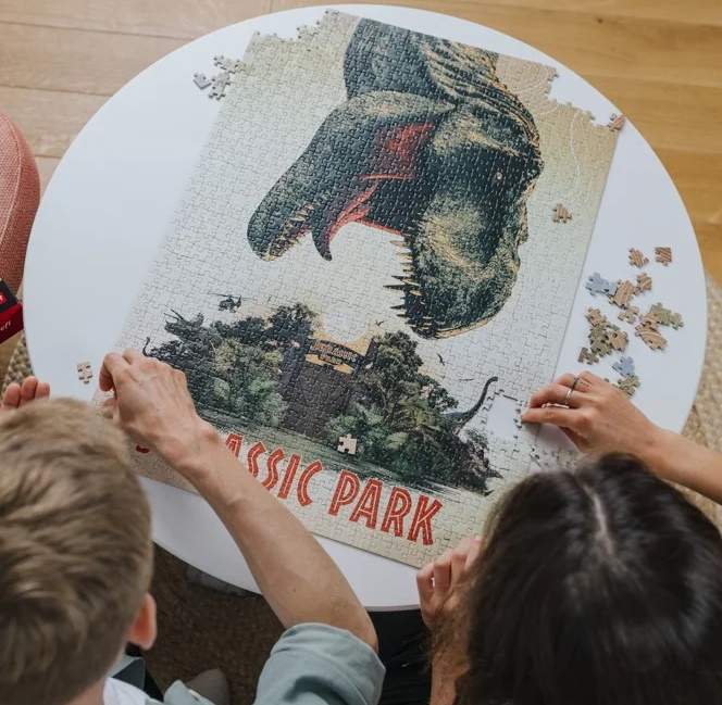 Пазли 1000елм. "Парк динозаврів", в кор. 40*27*6см, ТМ Trefl, Польща