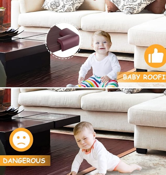 Поролонові захисні кути (4шт), на планш. 23*11см, ТМ MEGAZayka