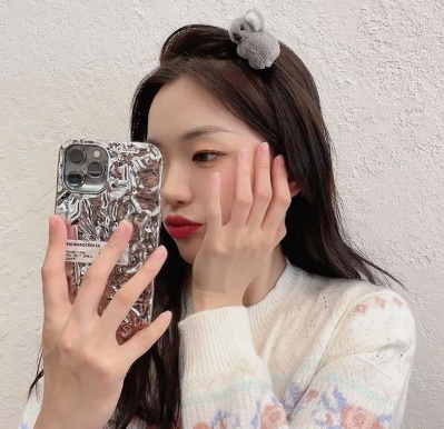 Зажим для волос плюшевая Коала бежевая, пак.12*11см