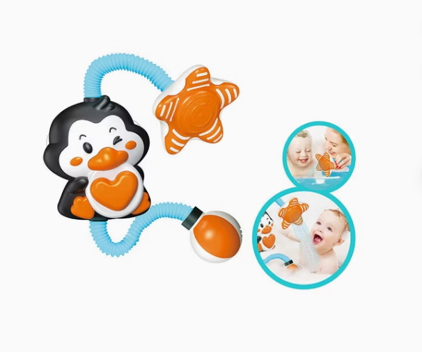 Игрушка для ванной Душ Пингвин, в кор. 25*21*11см