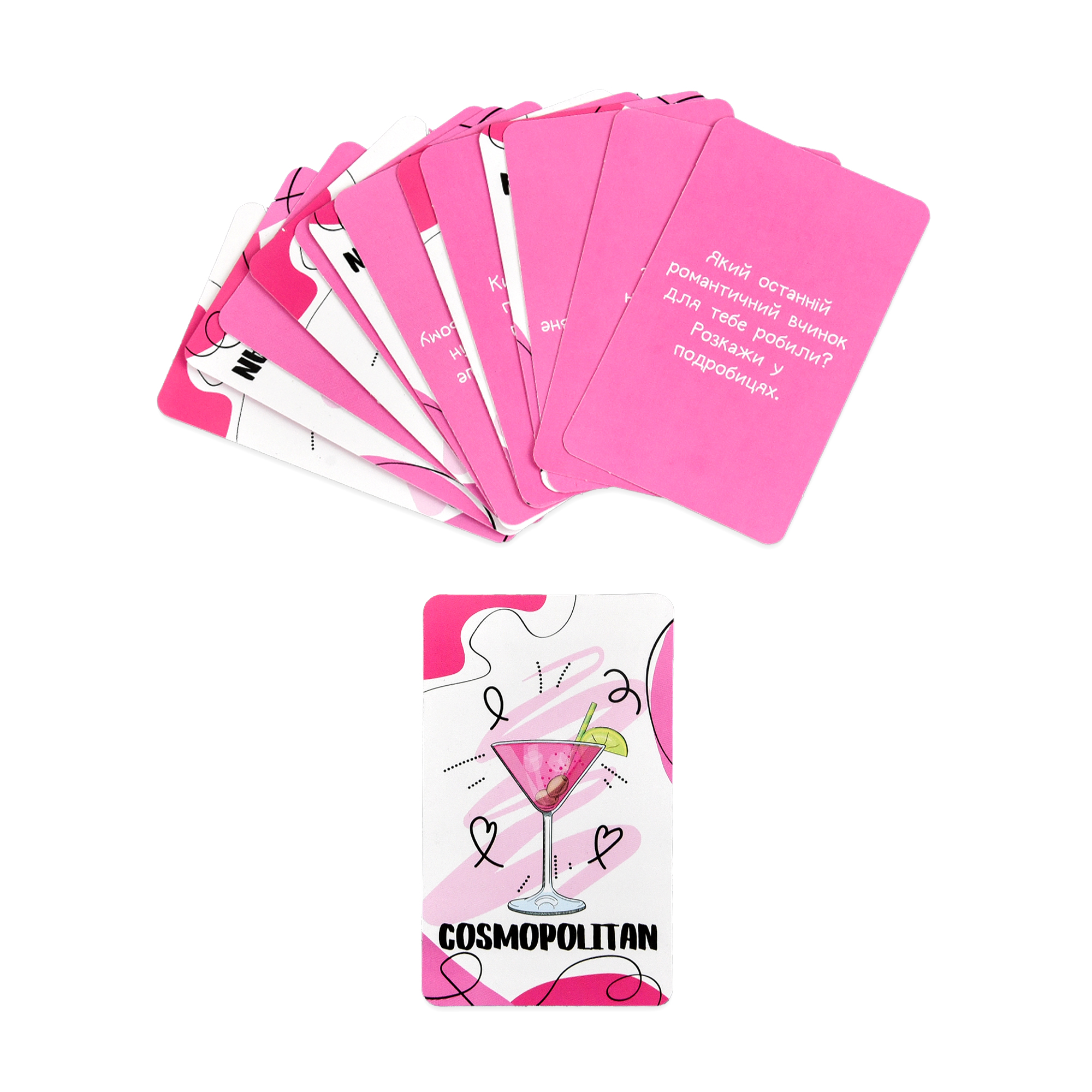 Настольная игра "Девичьи разговоры" на украинском языке, в кор. 17*12*5см, ТМ Стратег, Украина