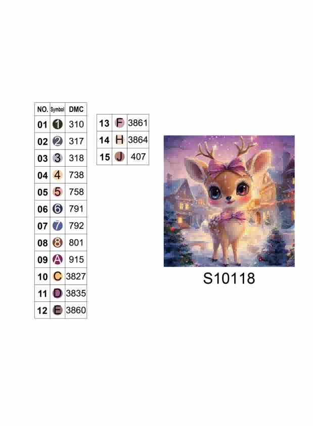 Алмазна мозаїка "Казкова зима", 20*20см, на рамці, в кор. 21*21*2,5см, ТМ Dreamtoys