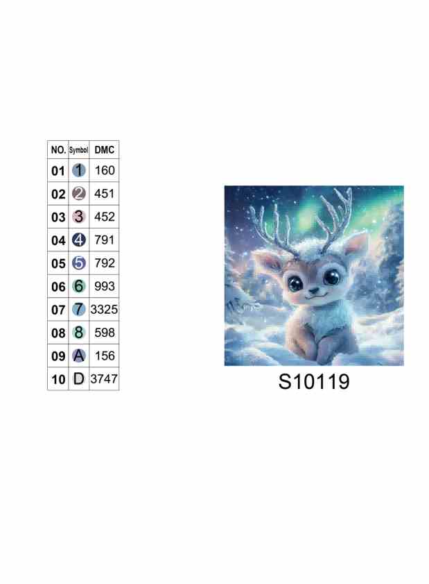 Алмазная мозаика "Волшебный мороз", 20*20см, на рамке, в кор. 21*21*2,5см, ТМ Dreamtoys