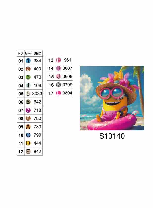 Алмазна мозаїка "Тропічна радість", 20*20см, на рамці, в кор. 21*21*2,5см, ТМ Dreamtoys