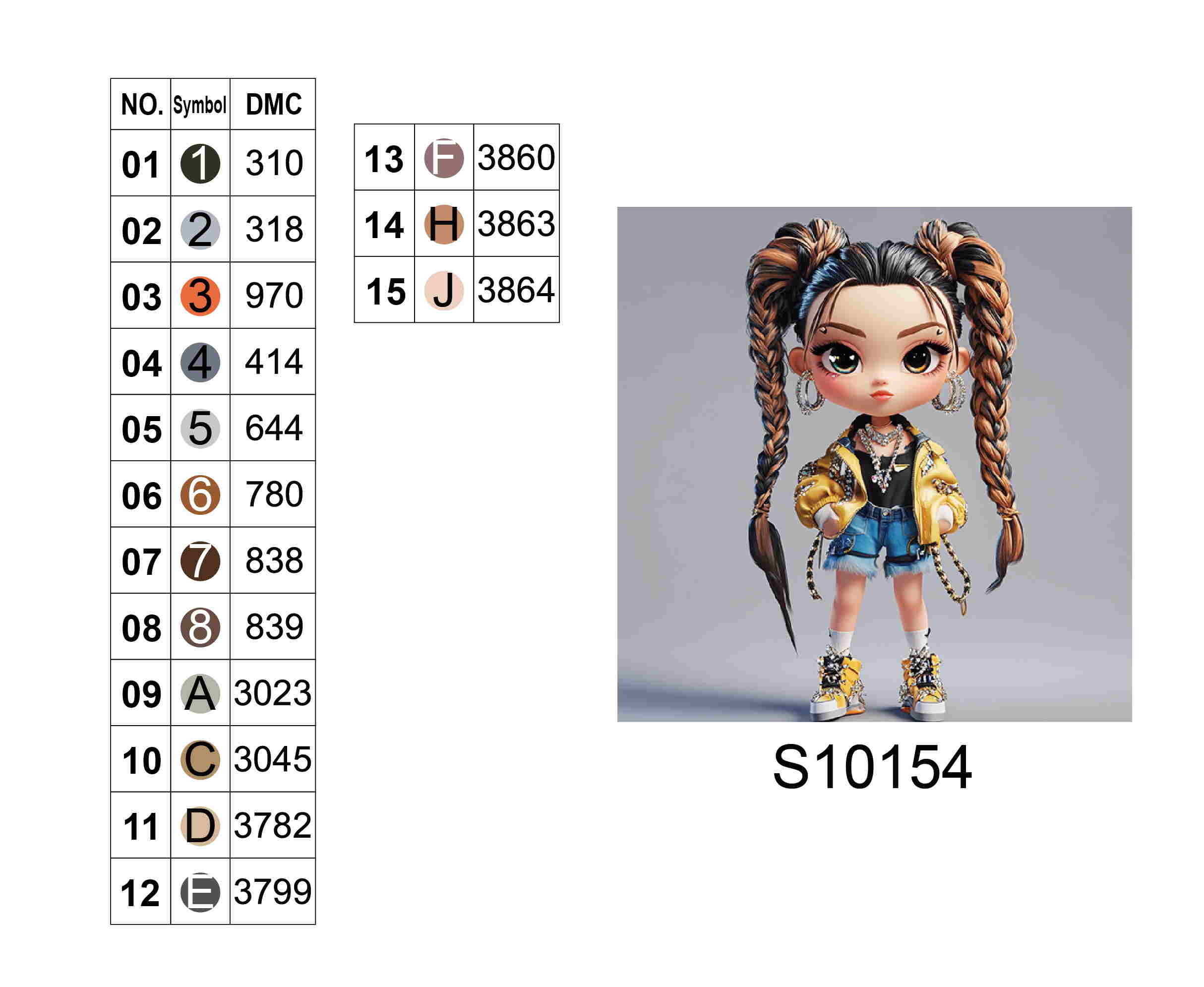 Алмазная мозаика "Городская кукла", 20*20см, на рамке, в кор. 21*21*2,5см, ТМ Dreamtoys