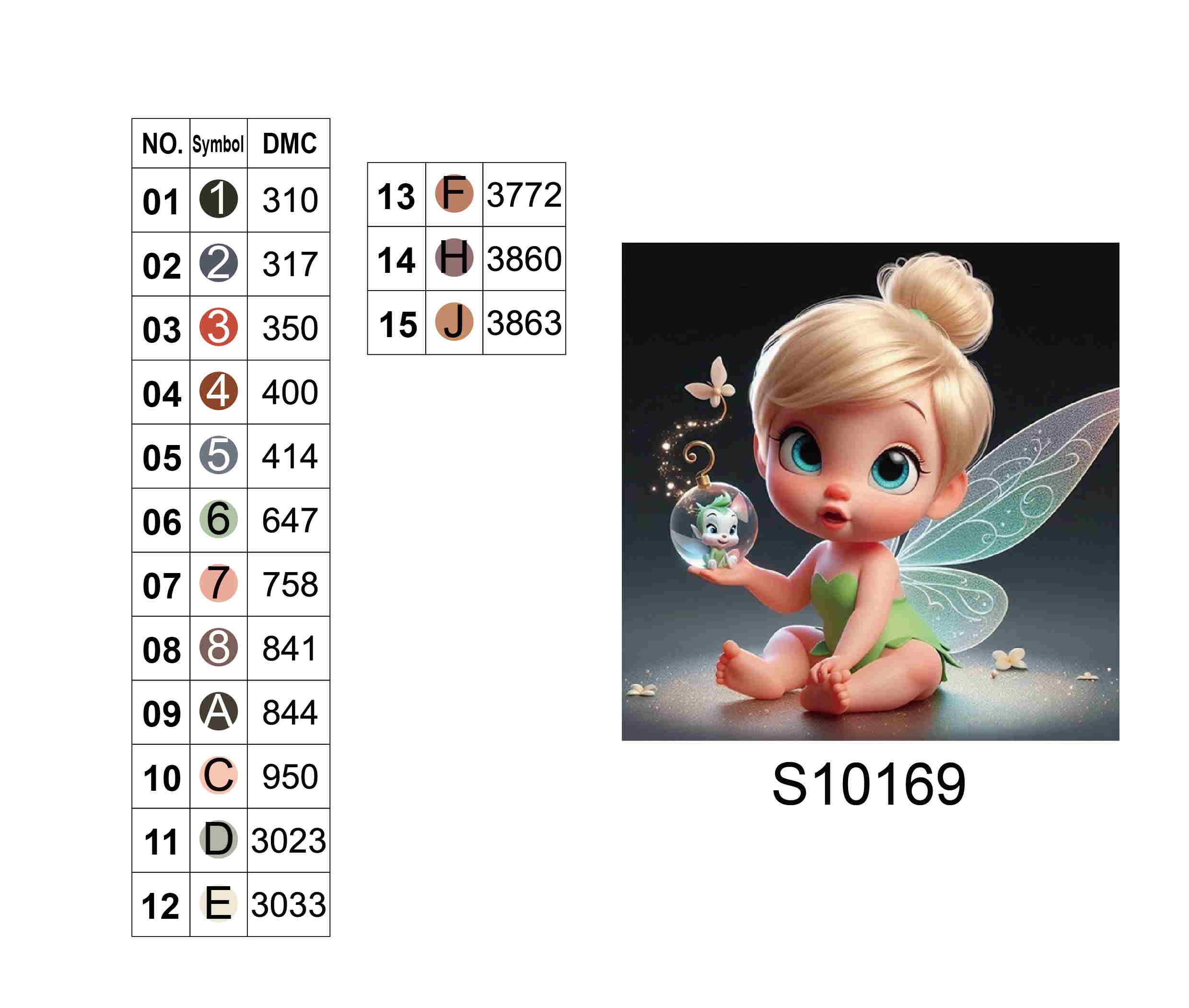 Алмазная мозаика "Очарование феи", 20*20см, на рамке, в кор. 21*21*2,5см, ТМ Dreamtoys