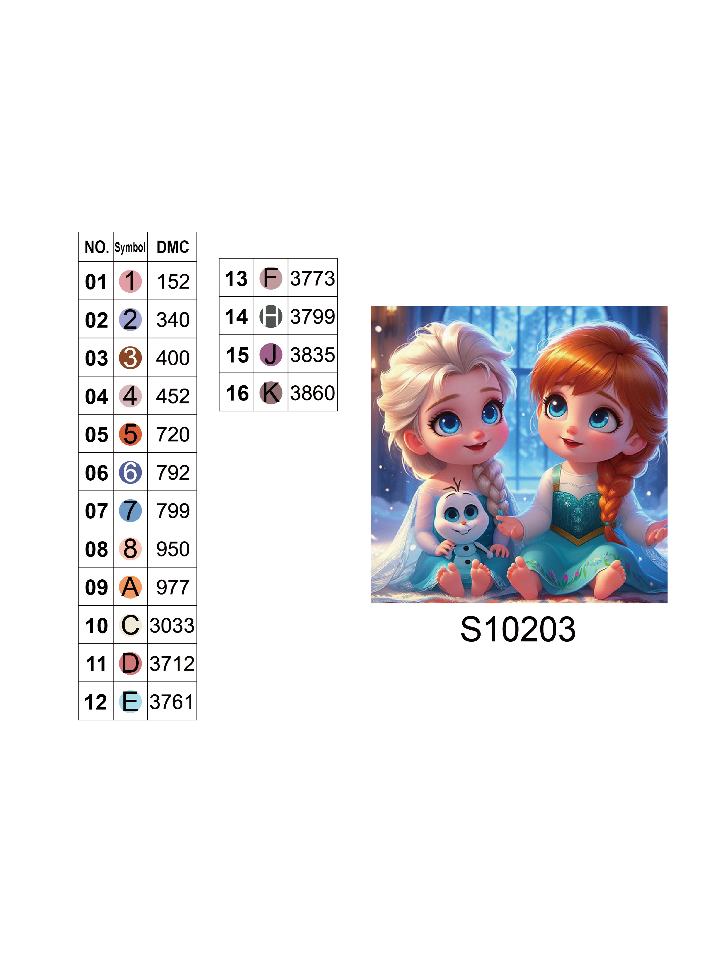 Алмазна мозаїка "Зимові принцеси", 20*20см, на рамці, в кор. 21*21*2,5см, ТМ Dreamtoys