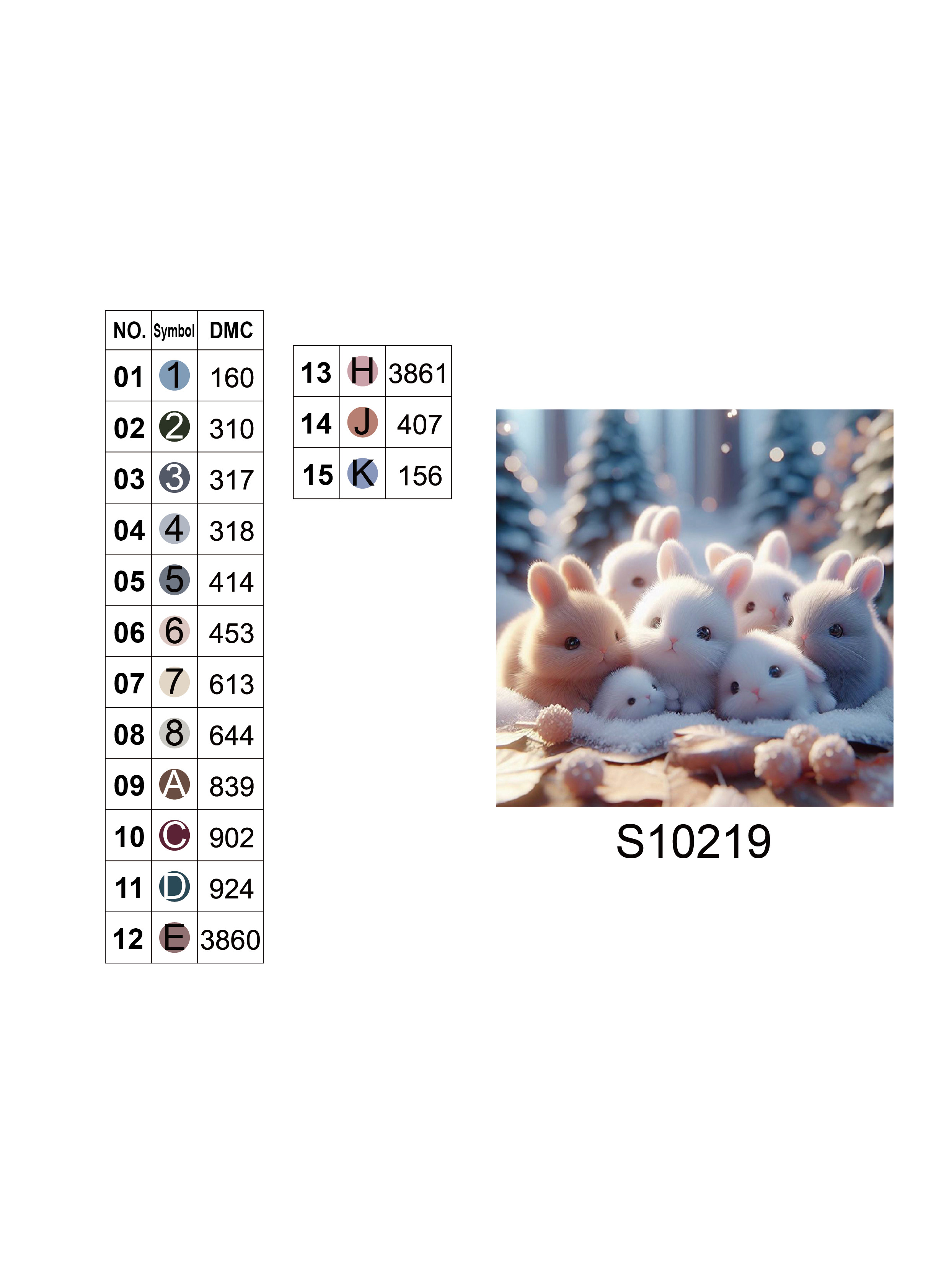 Алмазная мозаика "Зимние ушастики", 20*20см, на рамке, в кор. 21*21*2,5см, ТМ Dreamtoys