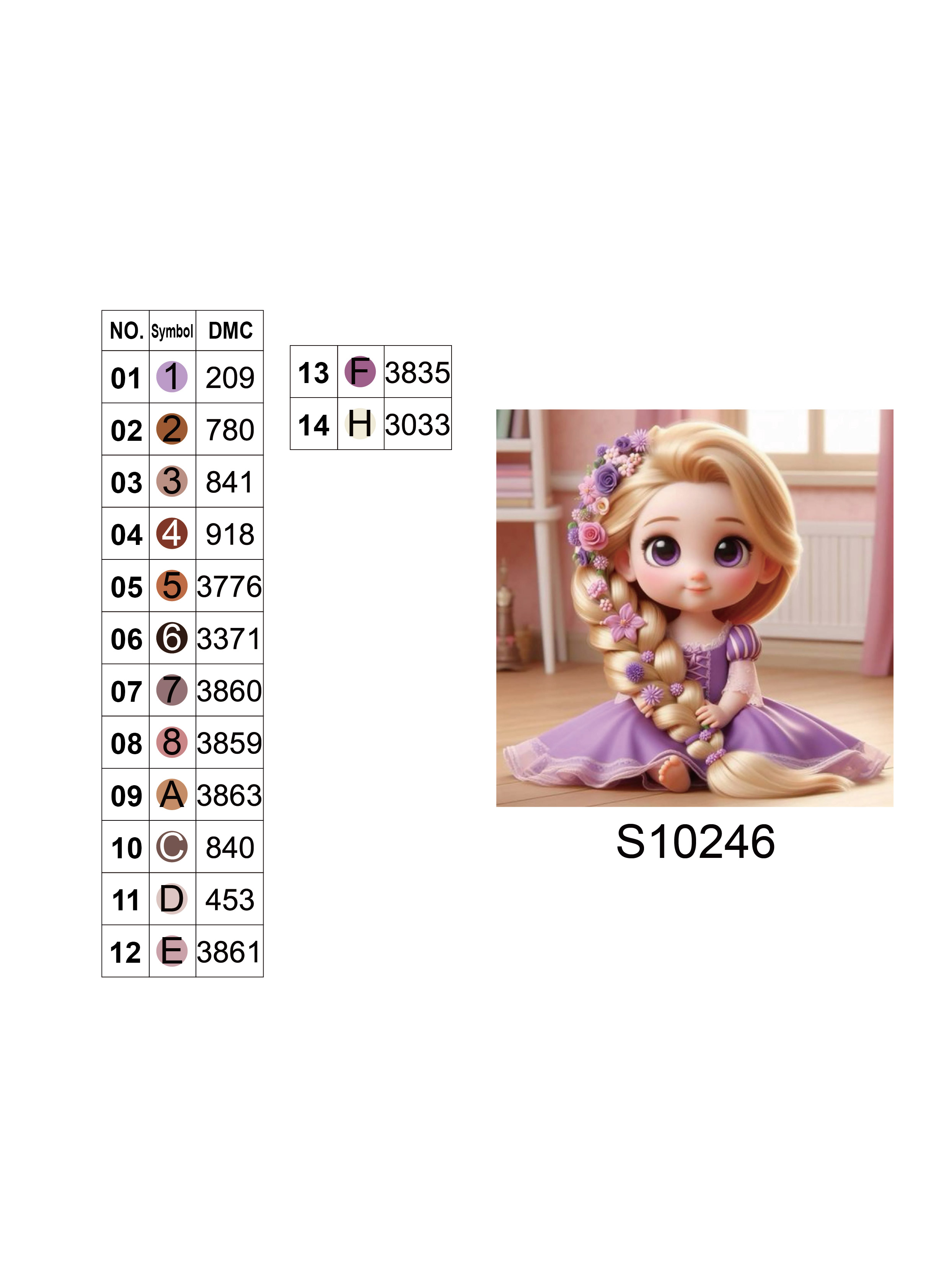 Алмазна мозаїка "Варюша", 20*20см, на рамці, в кор. 21*21*2,5см, ТМ Dreamtoys