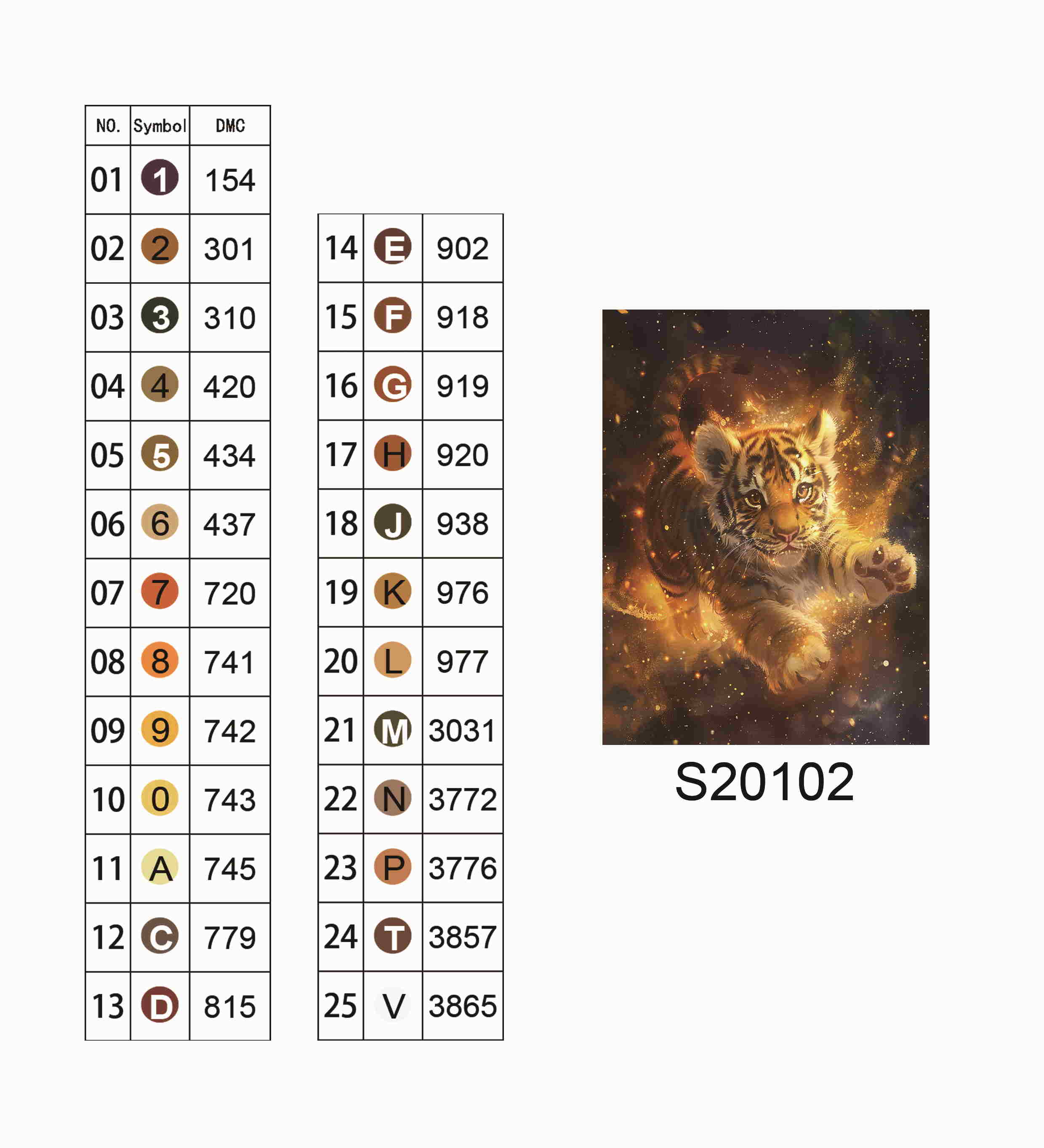 Алмазная мозаика "Огненный прыжок", 30*40см, на рамке, в кор. 31*41*2,5см, ТМ Dreamtoys