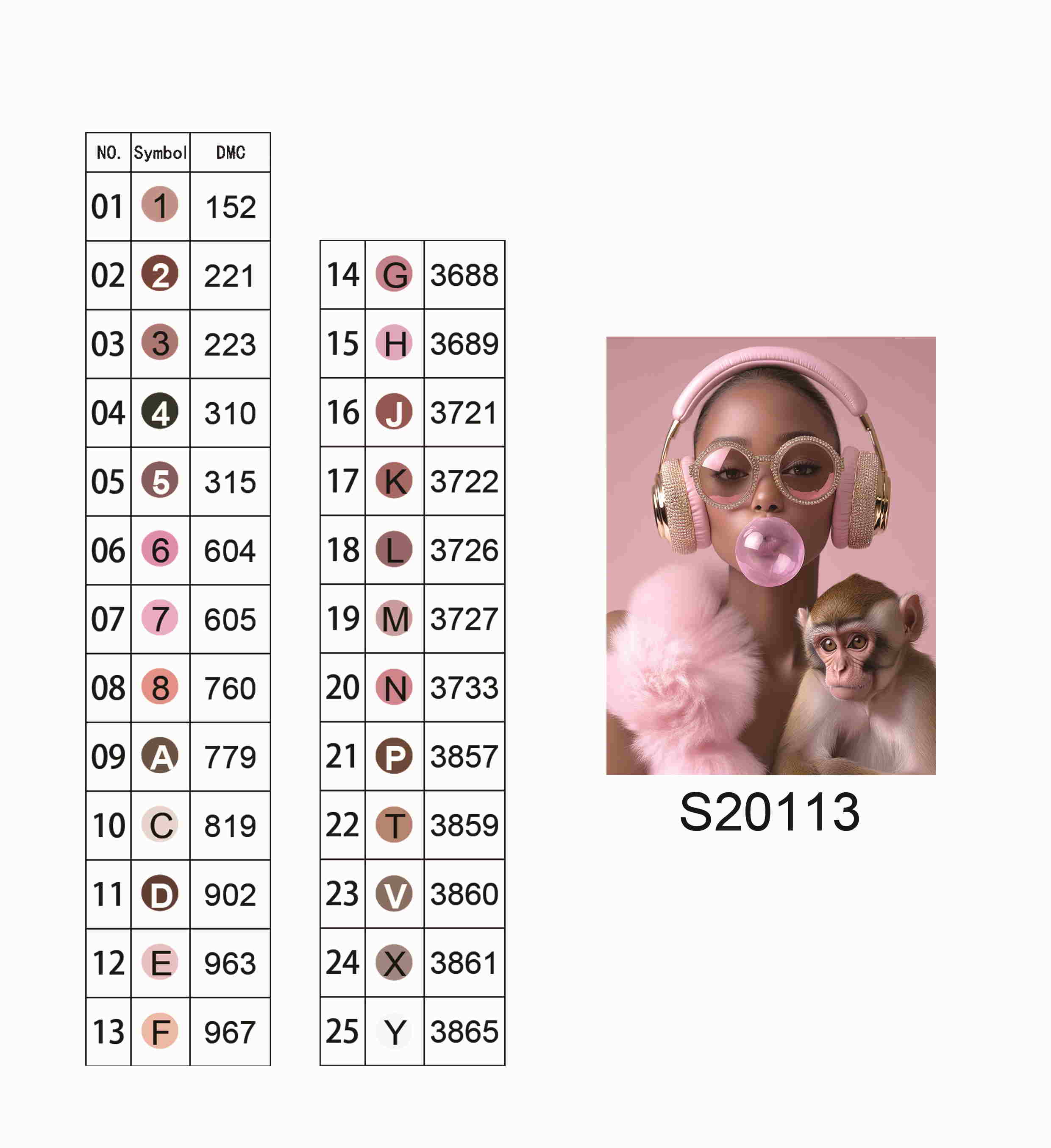 Алмазная мозаика "Элегия контраста", 30*40см, на рамке, в кор. 31*41*2,5см, ТМ Dreamtoys